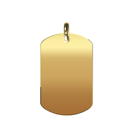 FINISHED DOG-TAG PENDANT (16X25MM) (Copy) - Image 2
