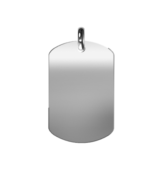 FINISHED DOG-TAG PENDANT (16X25MM) (Copy)